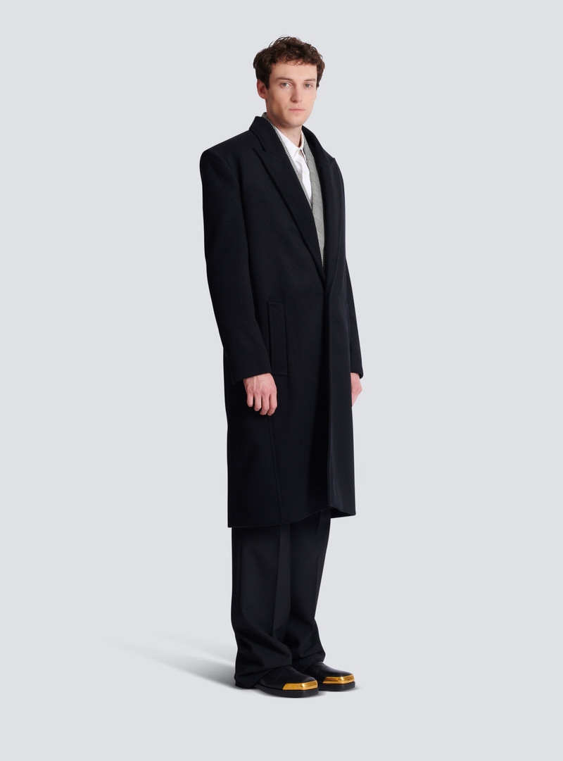 Oversized wool and cashmere coat 3