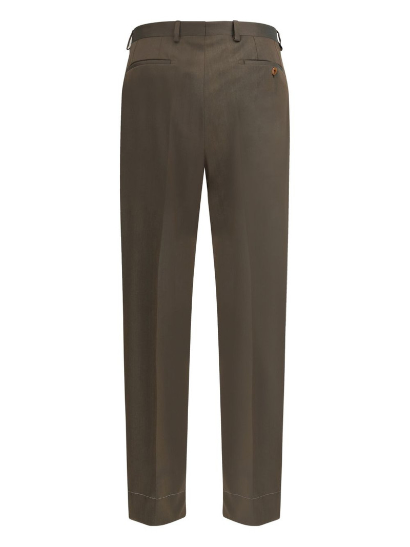 Brioni Capri pleated trousers outlook