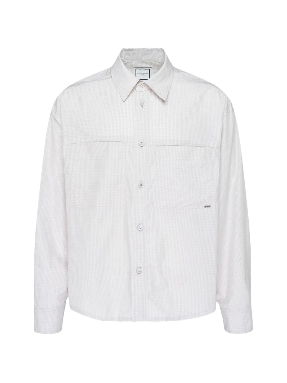 logo-detail long-sleeve shirt - 1