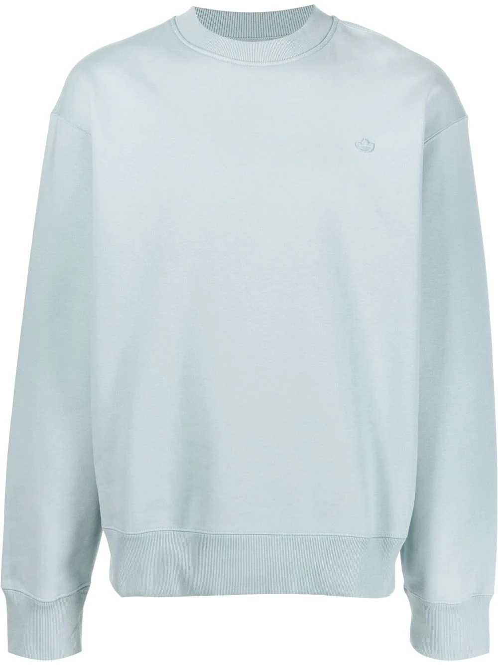 logo-embroidered sweatshirt - 1