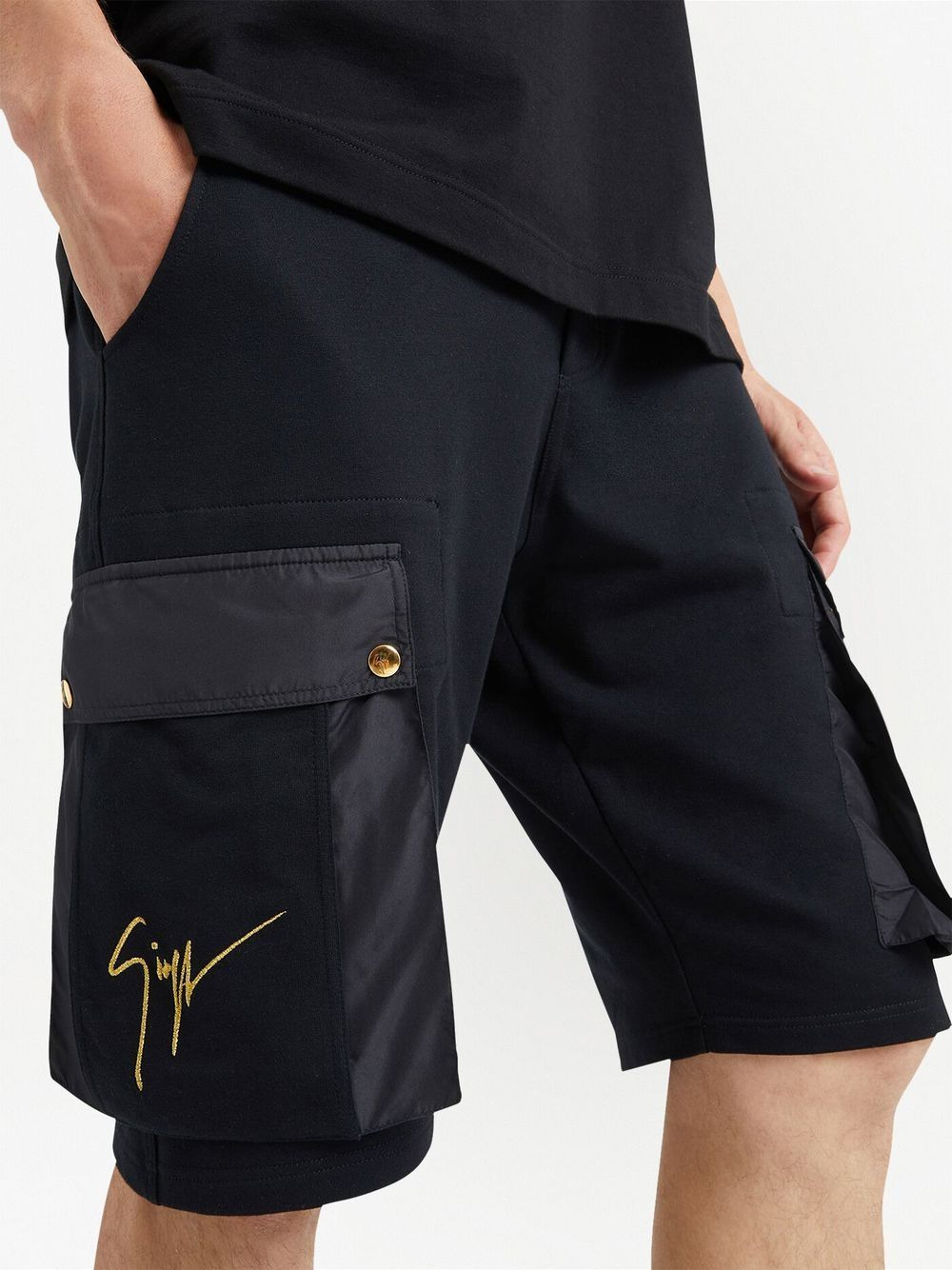 drawstring multi-pocket Bermuda shorts - 5