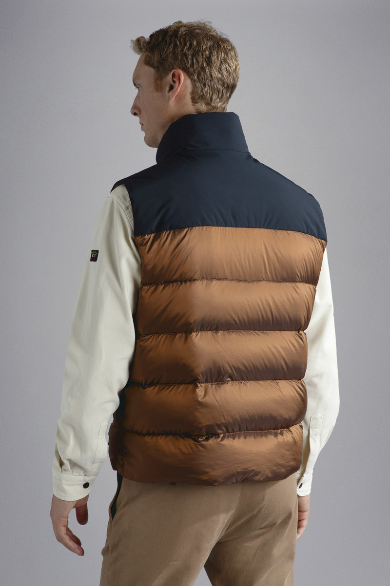 COLOR BLOCK QUILTED VEST 3