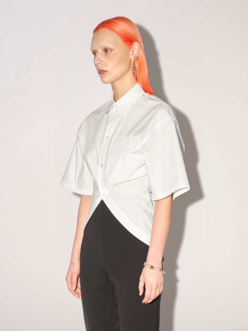 SHORT SLEEVE WAIST SHIRT - 6
