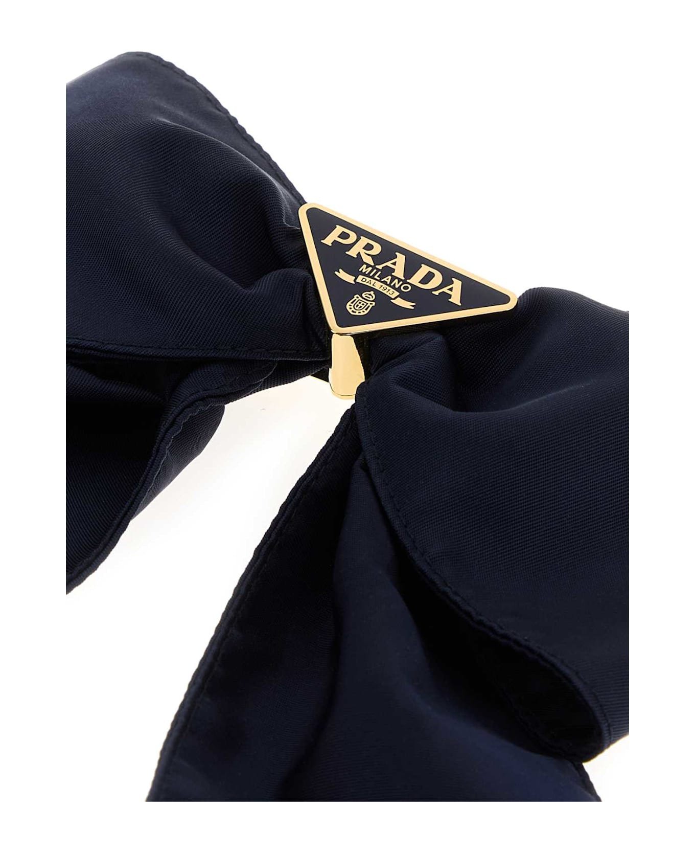 Navy Blue Nylon Hair Clip - 2