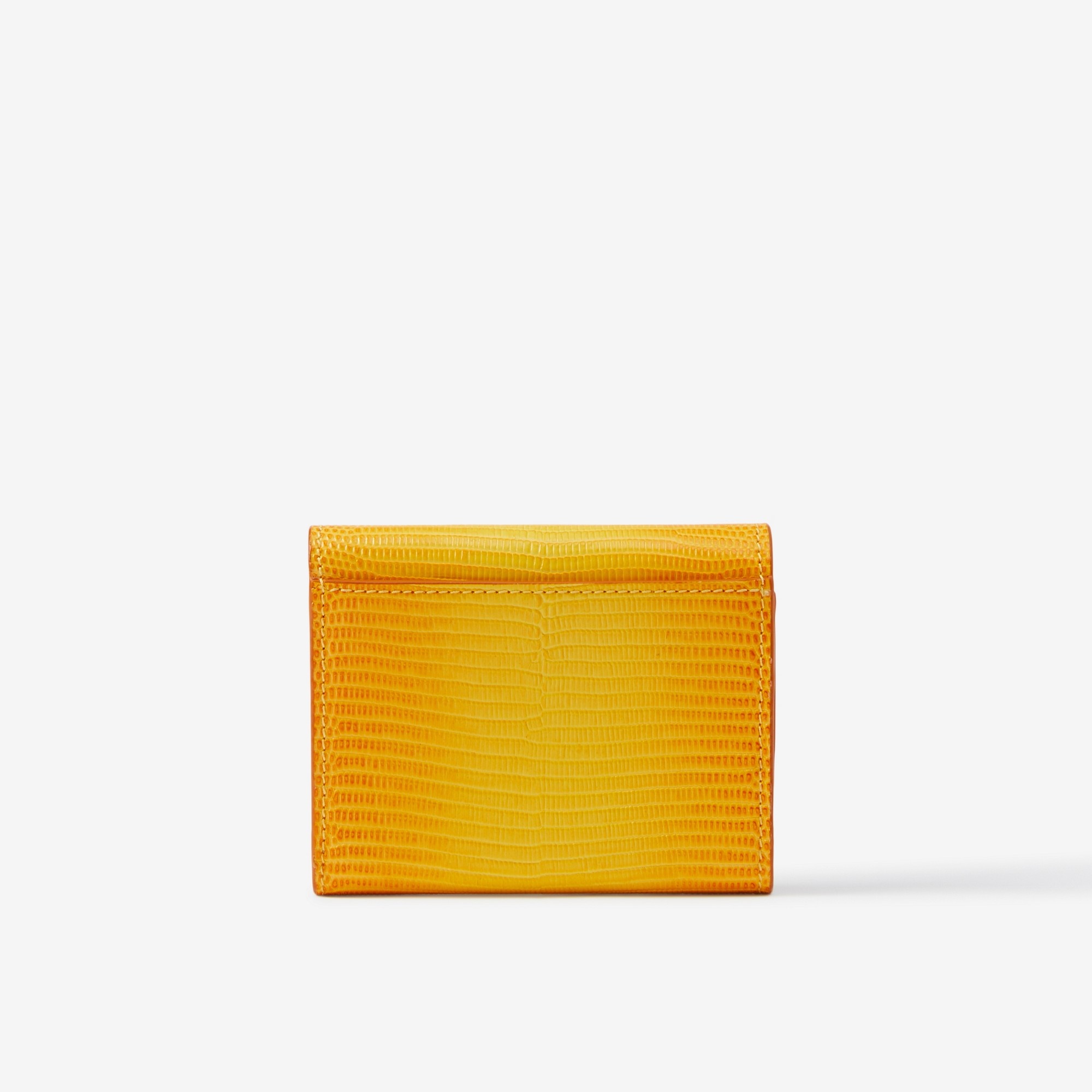 Embossed Leather TB Folding Wallet - 3