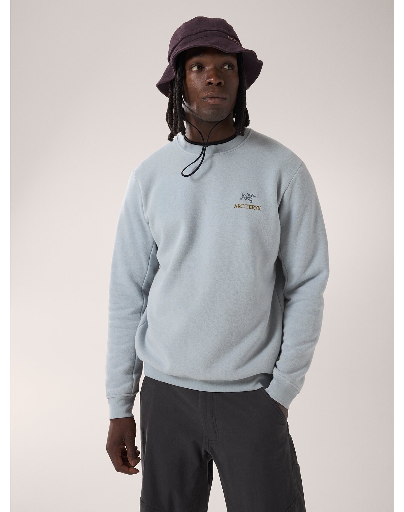 Emblem Fleece Crew Neck Pullover - 3