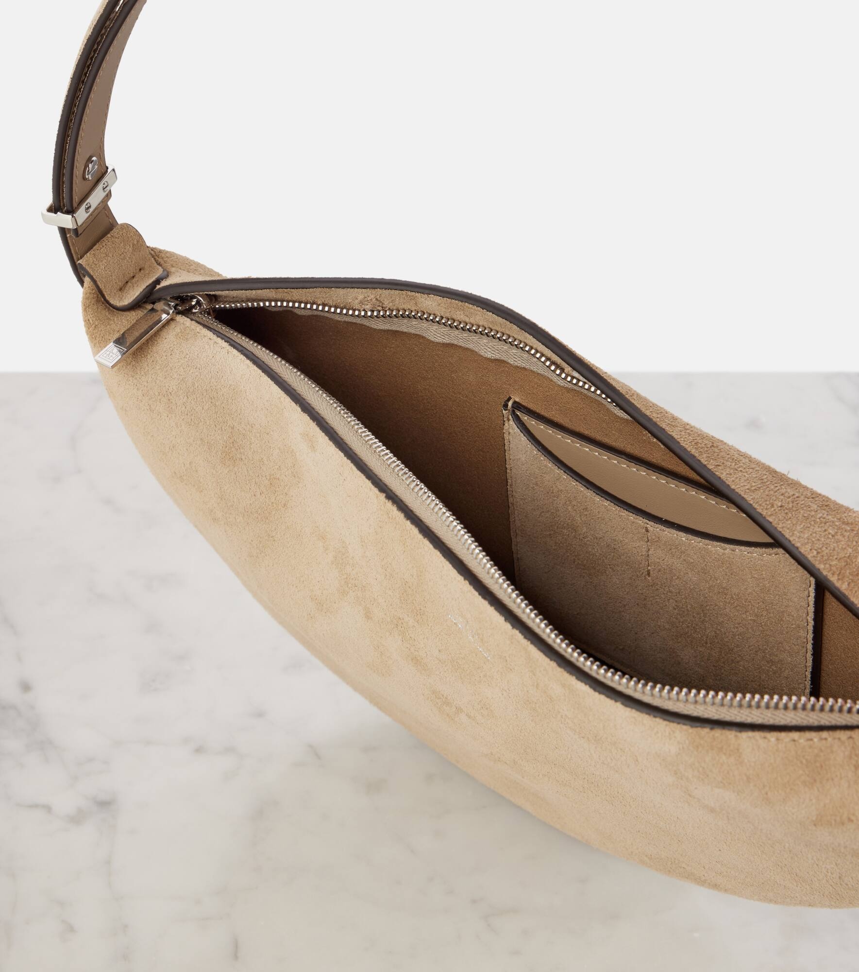 Suede shoulder bag - 3
