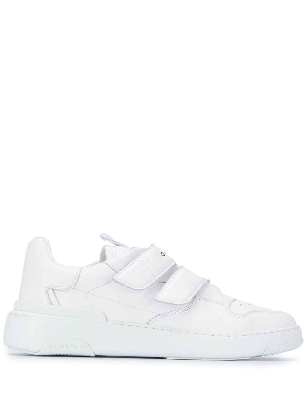 touch-strap low-top sneakers - 1