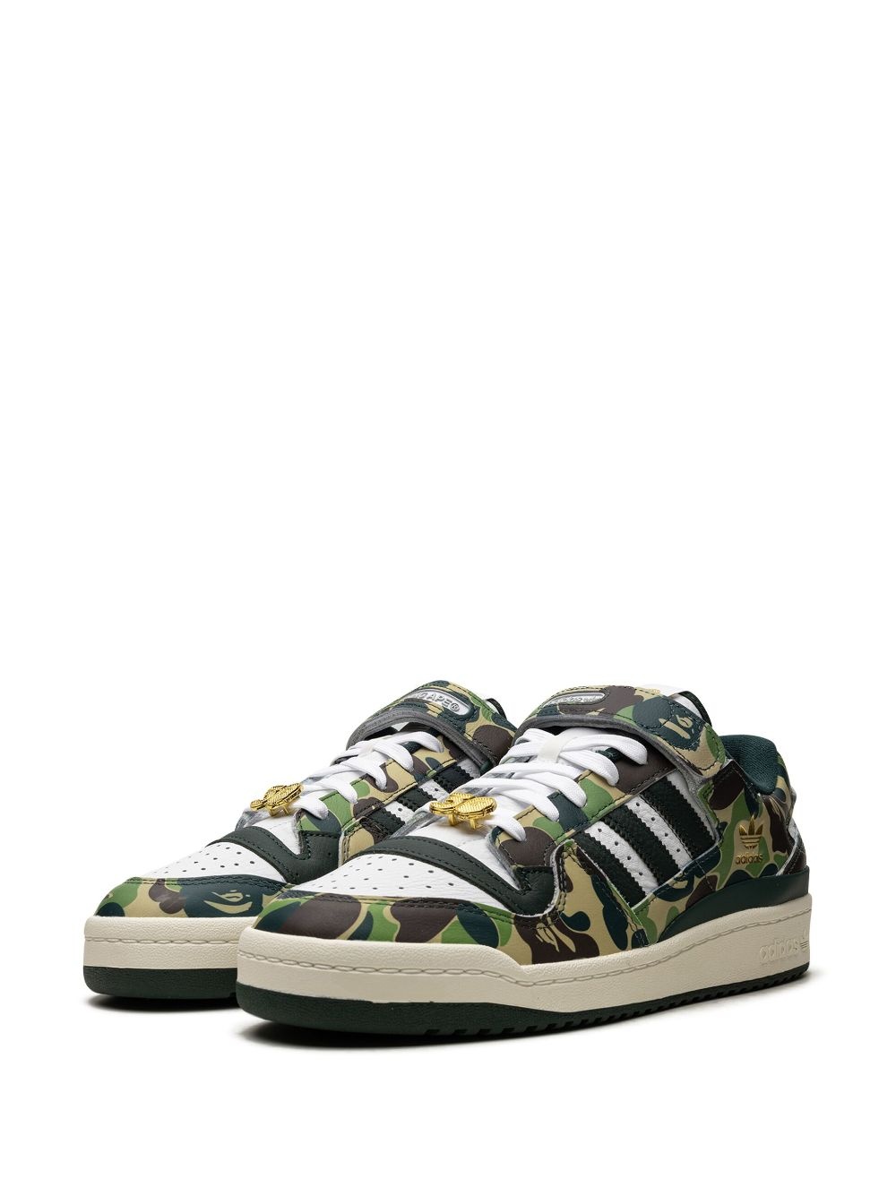 x BAPE Forum 84 Low "30th Anniversary Green Camo" sneakers - 5