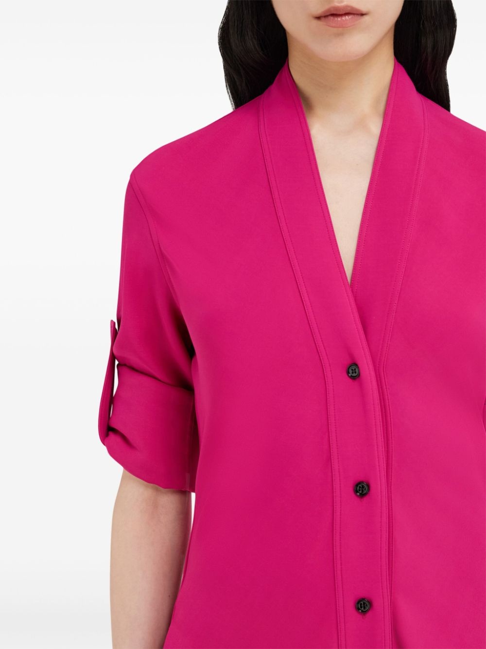 handkerchief shirt dress - 4