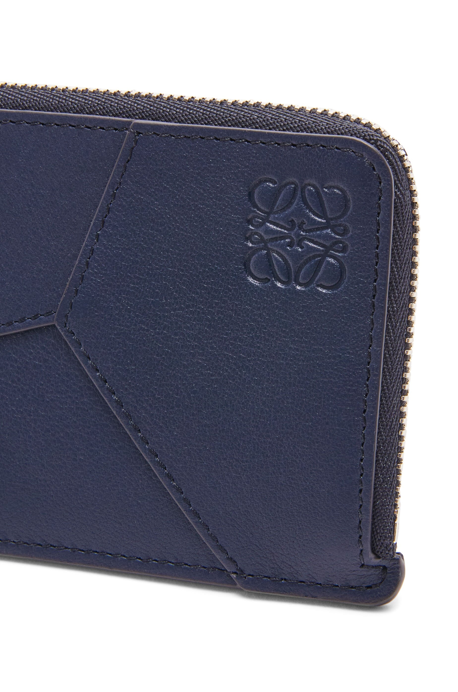 Puzzle long coin cardholder in classic calfskin - 4