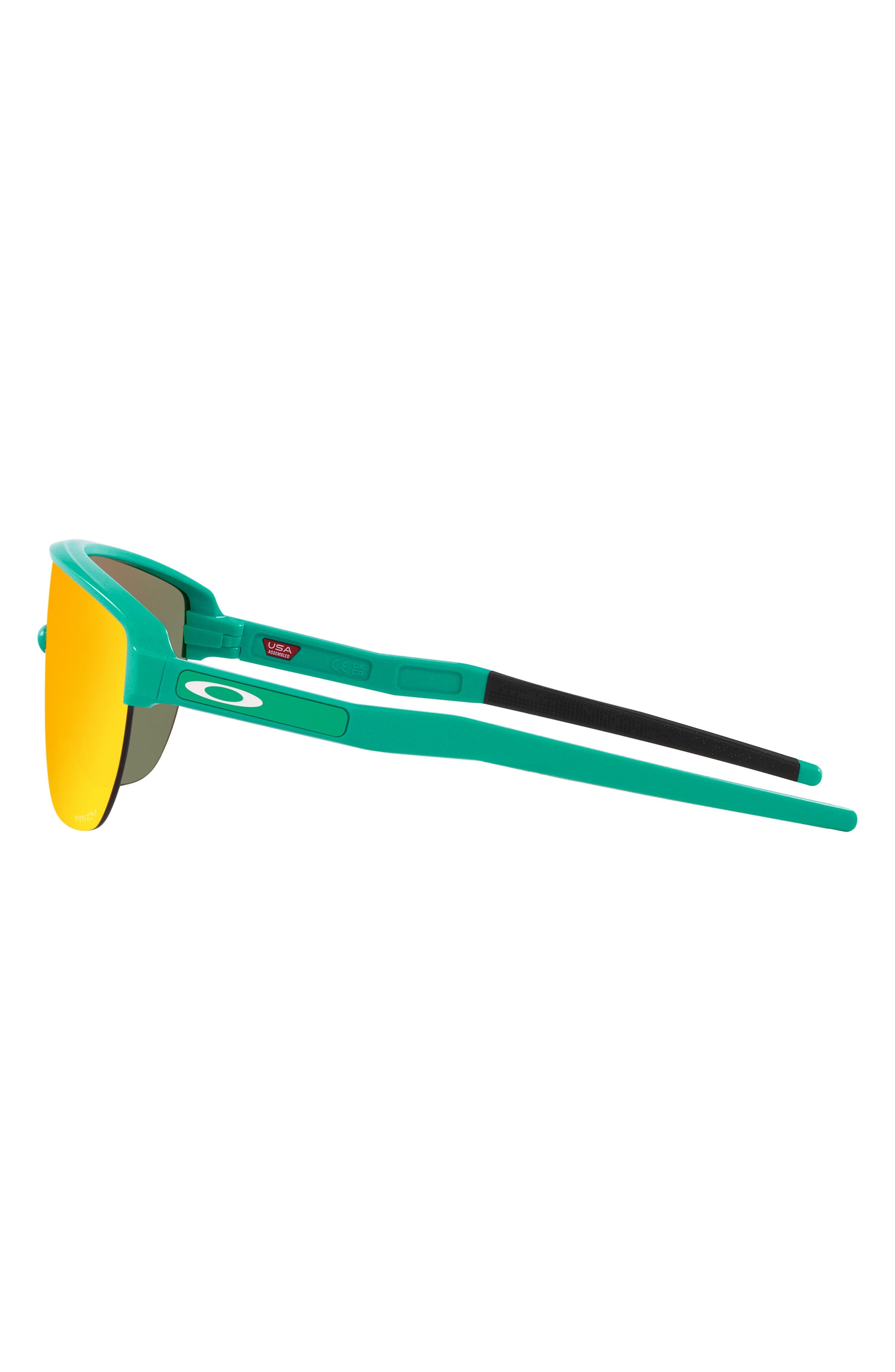 Oakley Corridor 42mm Semirimless Prizm™ Shield Sunglasses in Ruby at Nordstrom - 7