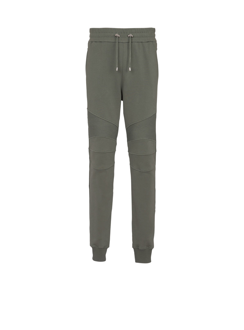 Flocked Balmain Paris joggers 1