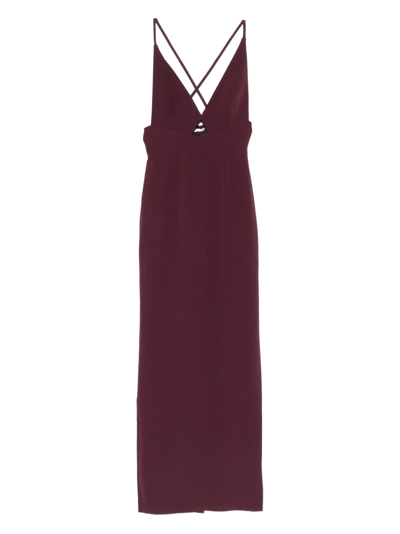Solace London Cross-back Maxi Dress 1