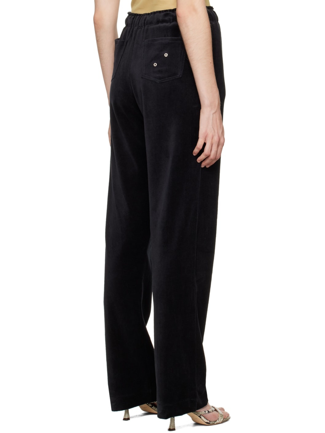 Black Jogging Lounge Pants - 3