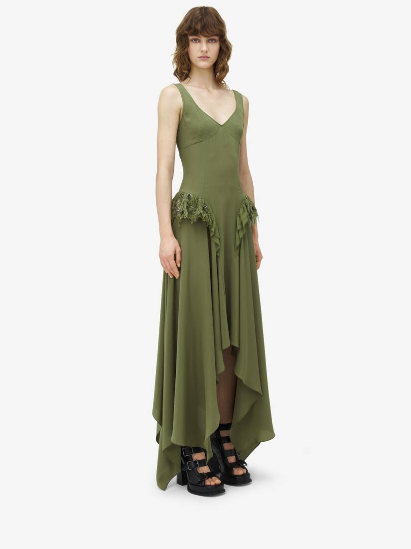 Draped Evening Dress - 3