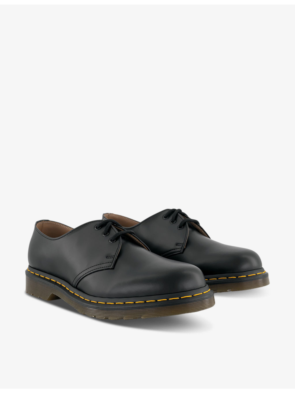 3-eyelet chunky-sole leather shoes - 3