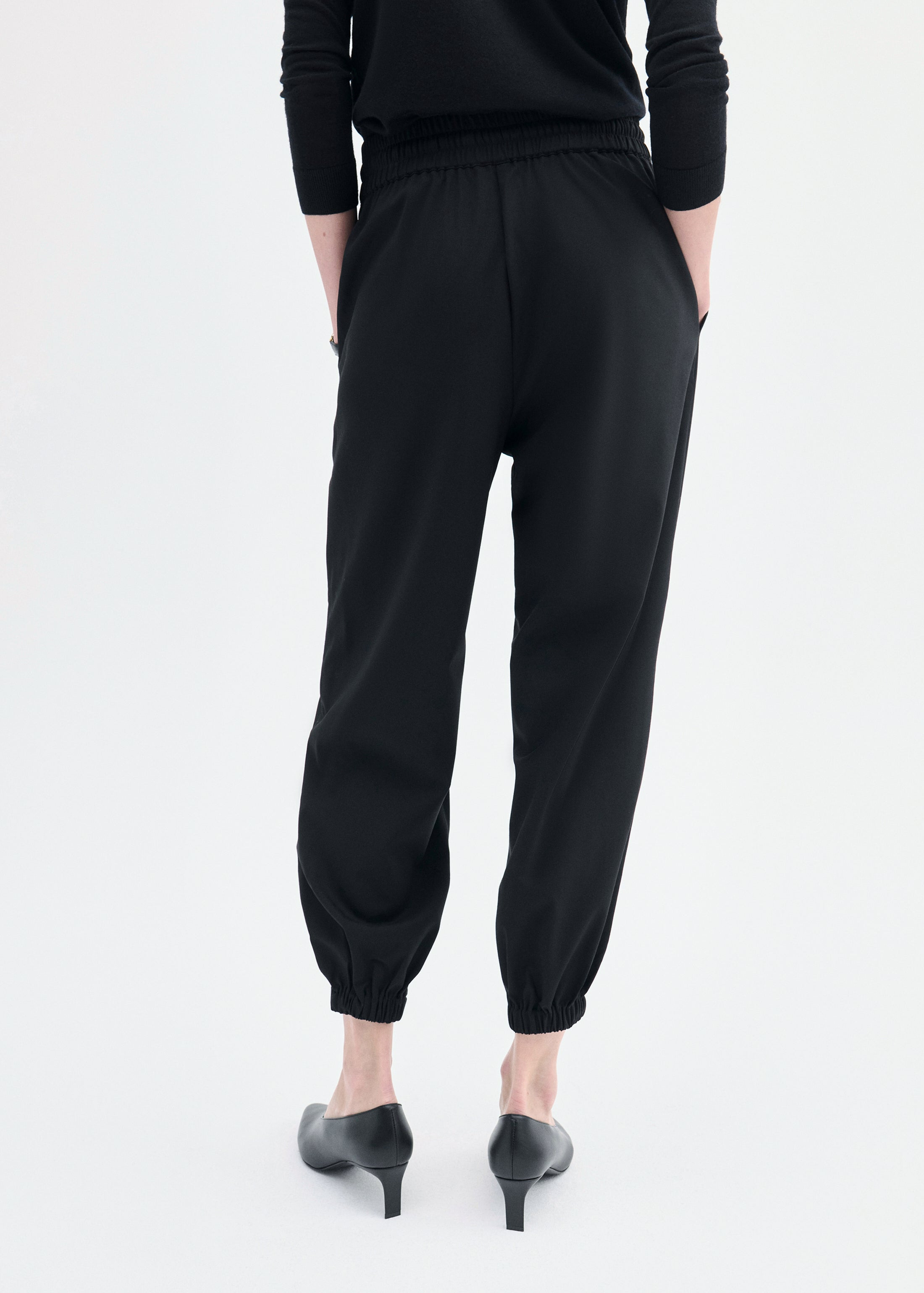Jogger Pant in Stretch Wool Suiting - 5