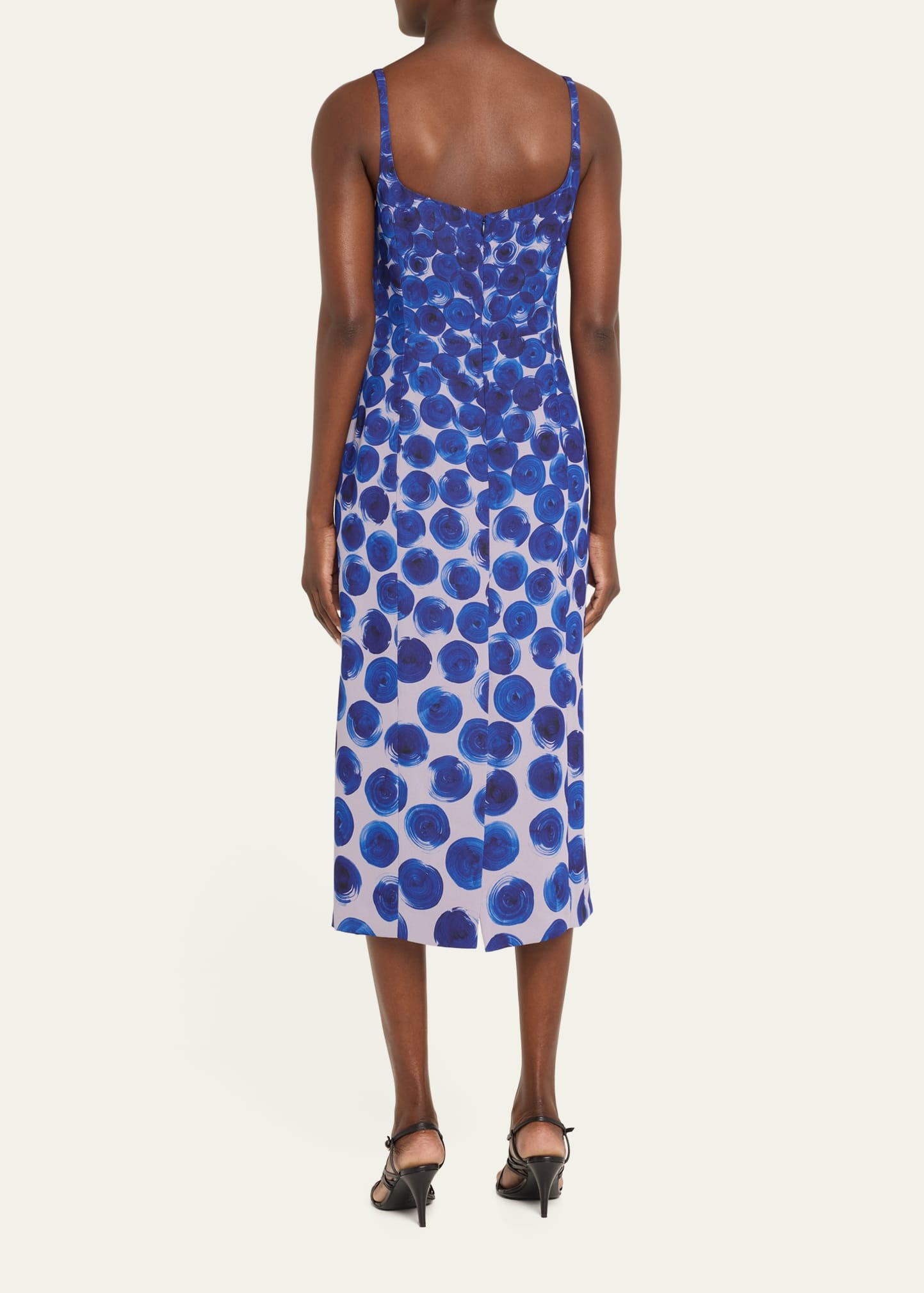 Debano Abstract Printed Midi Dress - 3