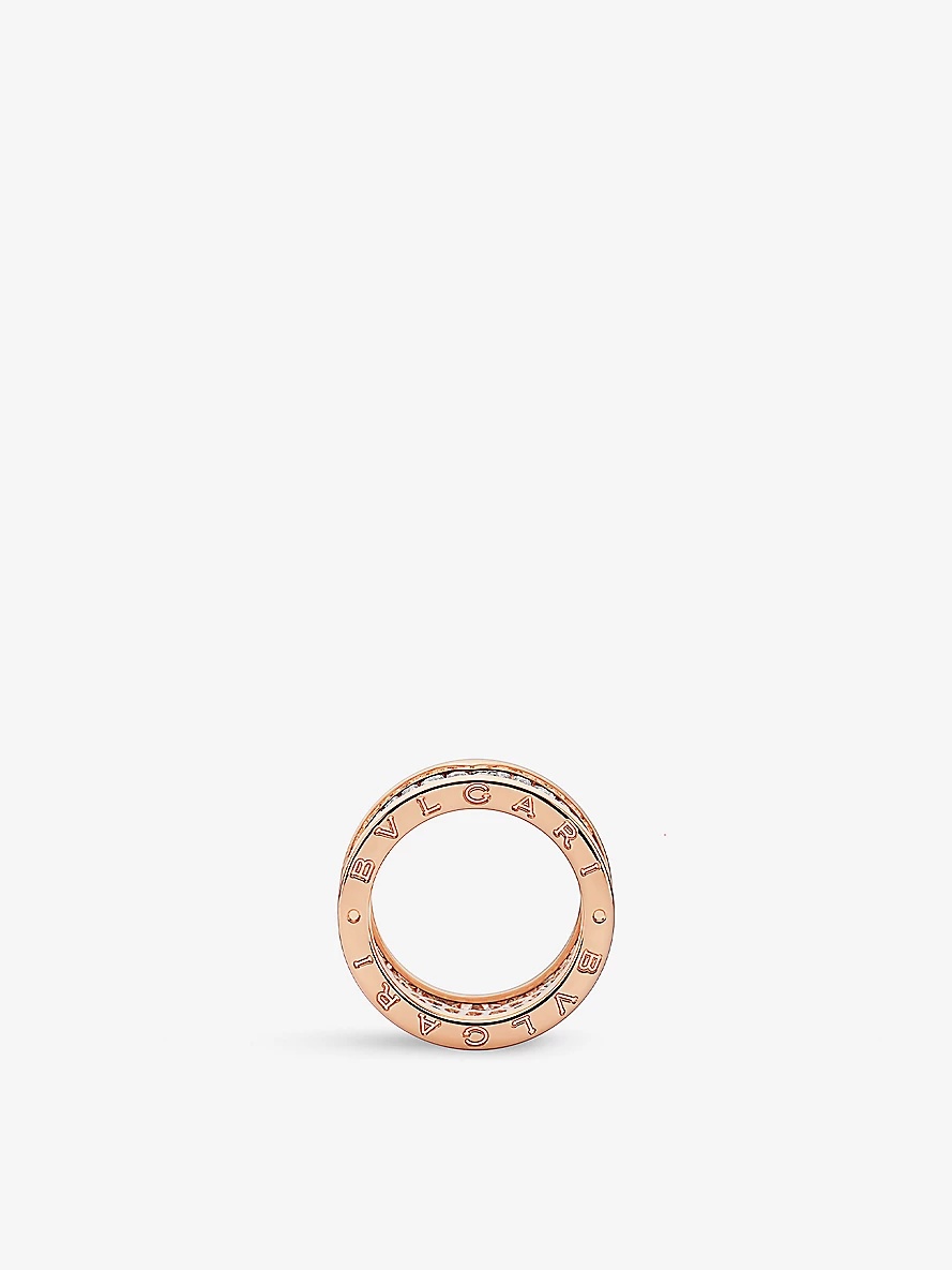 B.zero1 18ct rose-gold and 2.56ct brilliant-cut diamond ring - 3