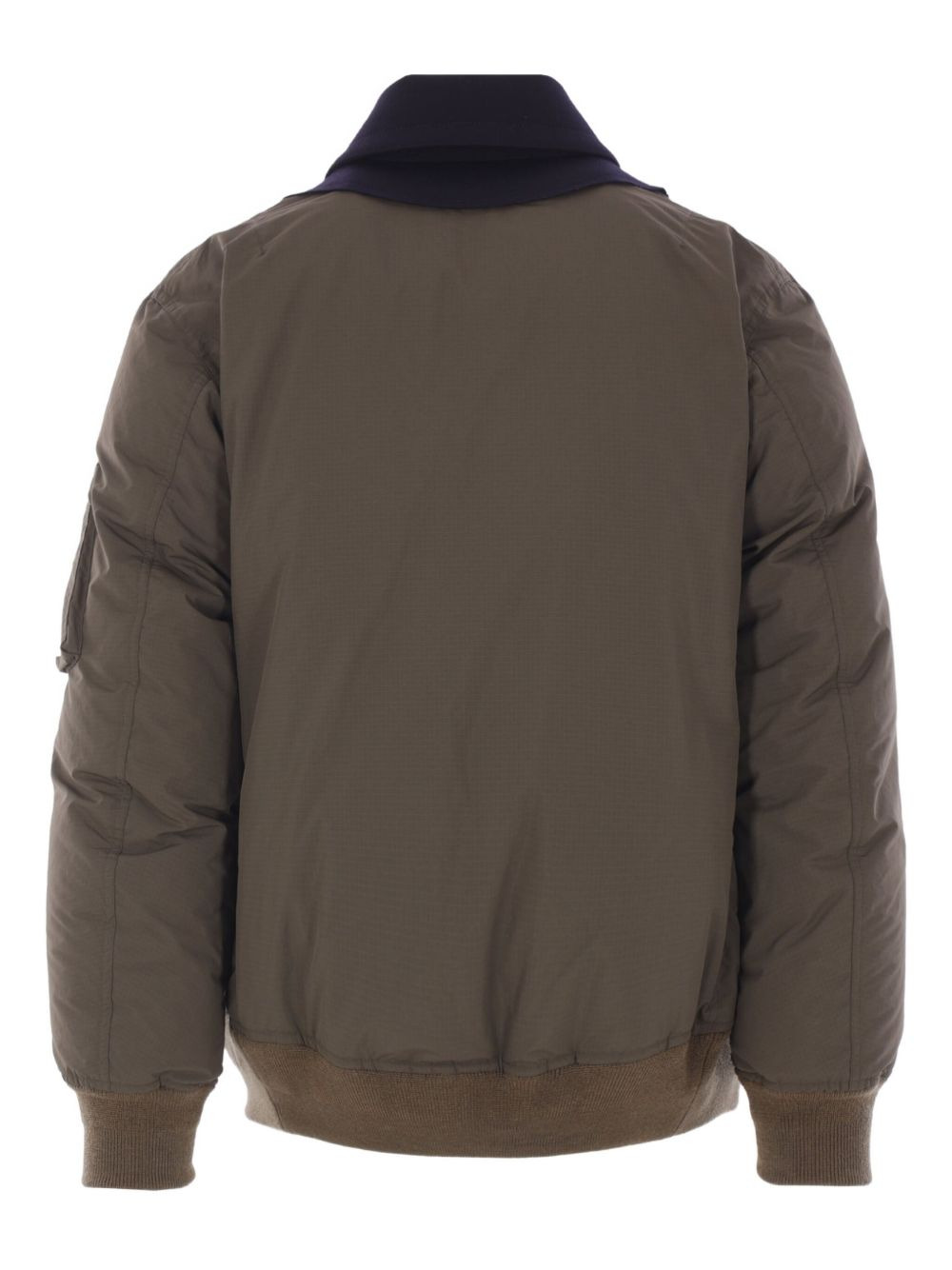 double-breasted anchor-button coat - 2