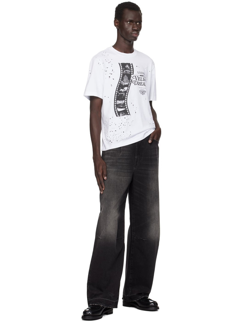 AMIRI White Film Shotgun T-shirt outlook