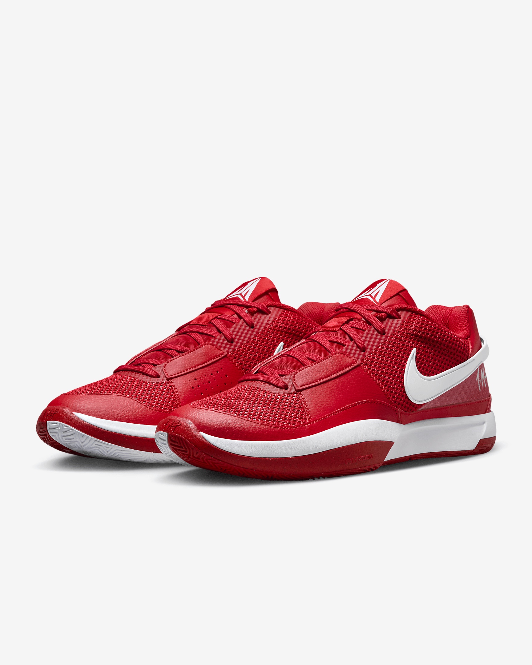 Rare Nike Ja Morant 1 TB Promo Low University Red/White Mens 13 Basketball Shoes Nike Ja Morant JA1 EP Red White Black Condition 10/10 Size  main image 4