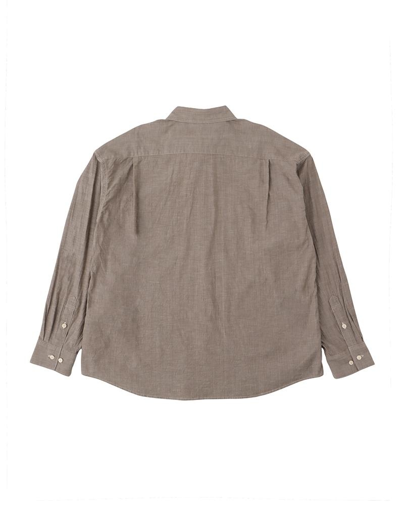 1920 CHAMBRAY L/S (N.D.) LT.MUD - 2
