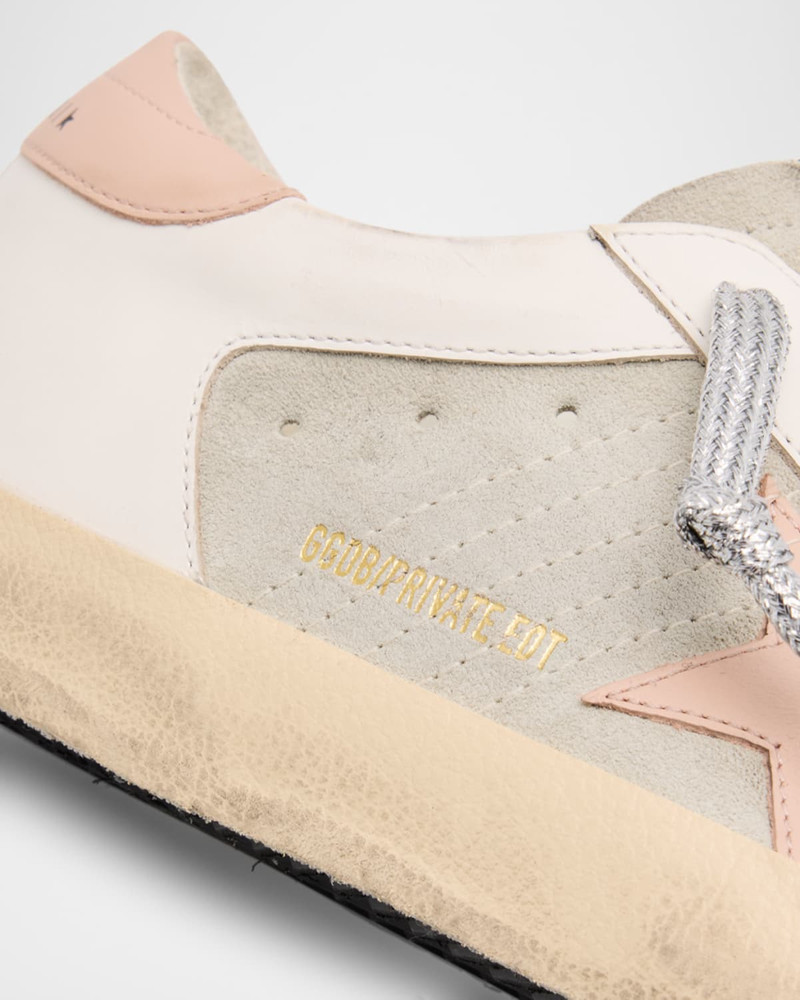 Superstar Mixed Leather Low-Top Sneakers 6