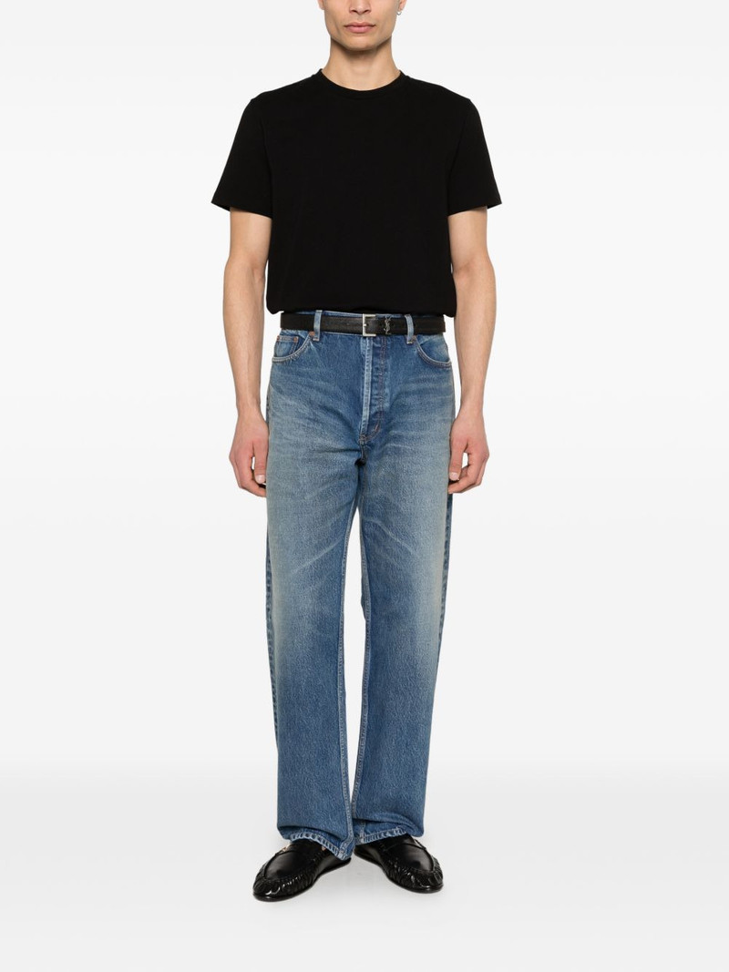 SAINT LAURENT crew neck T-shirt outlook