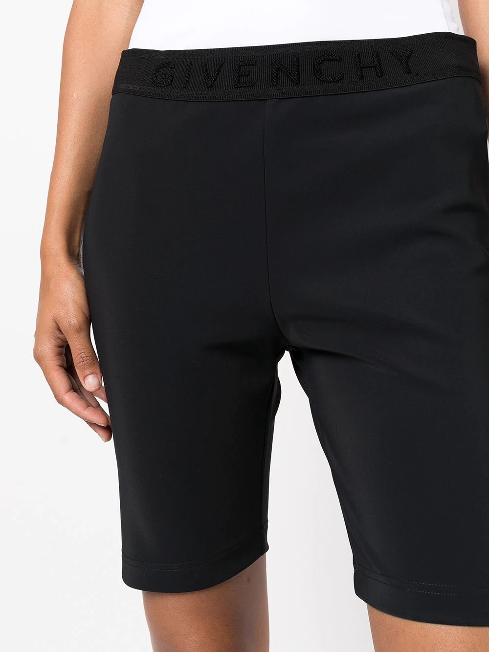 logo-waistband biker shorts - 5