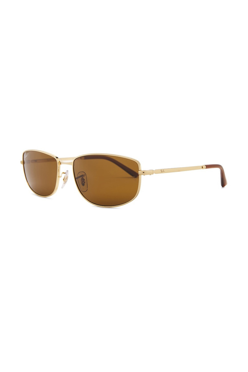 Ray-Ban RB3732 Polarized Oval Sunglasses outlook