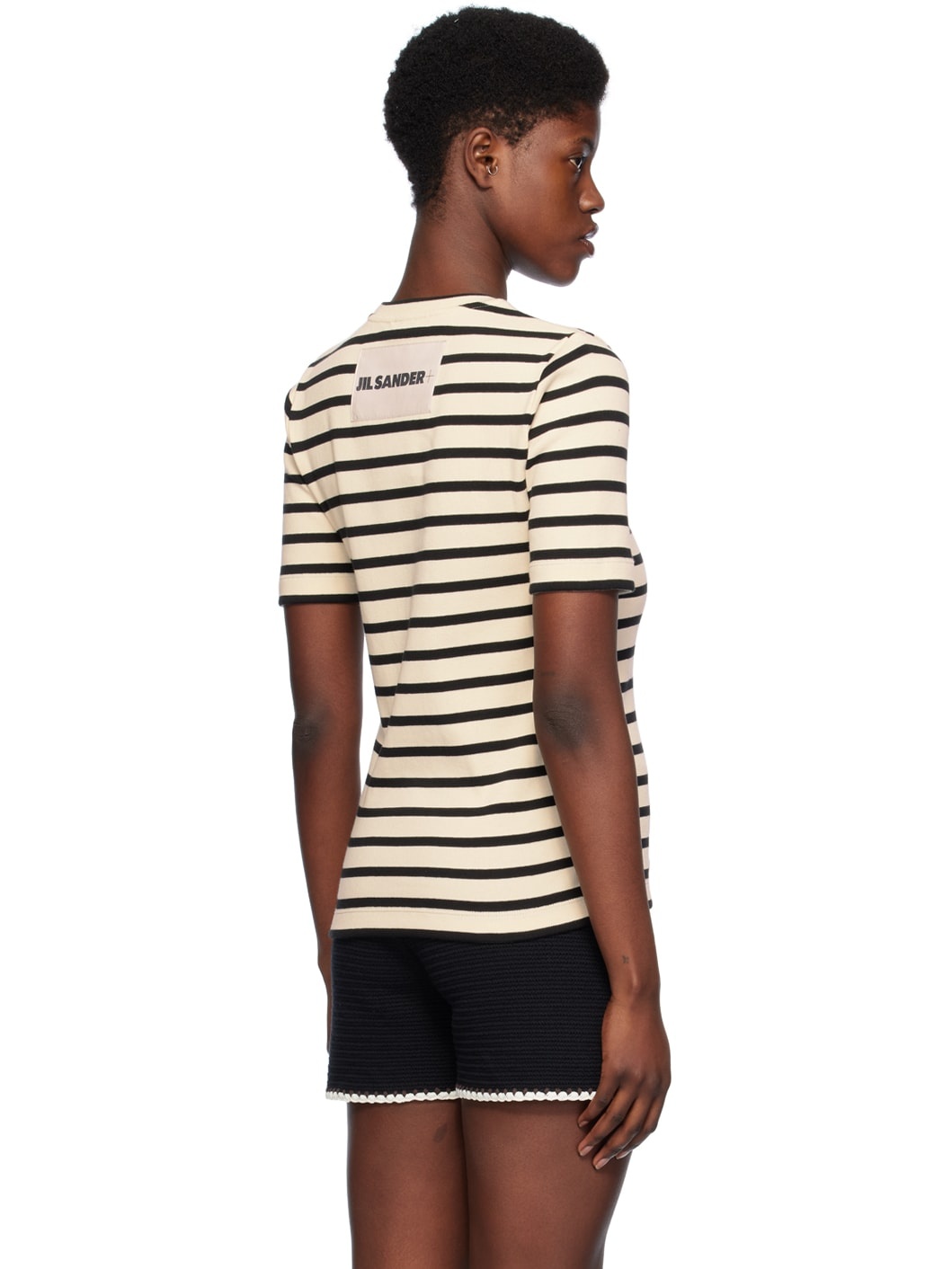 Off-White & Black Stripe T-Shirt - 3