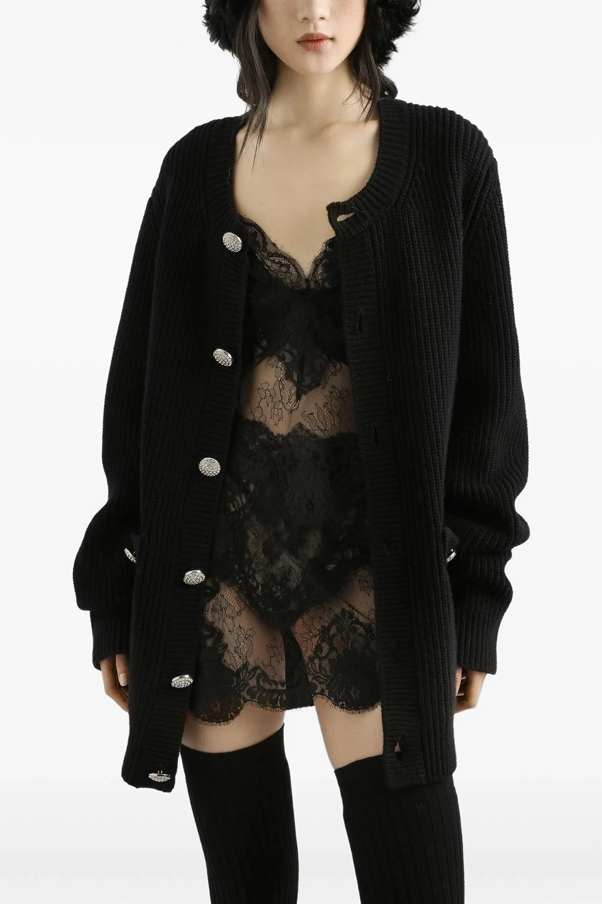 Jewel buttons cardigan - 2
