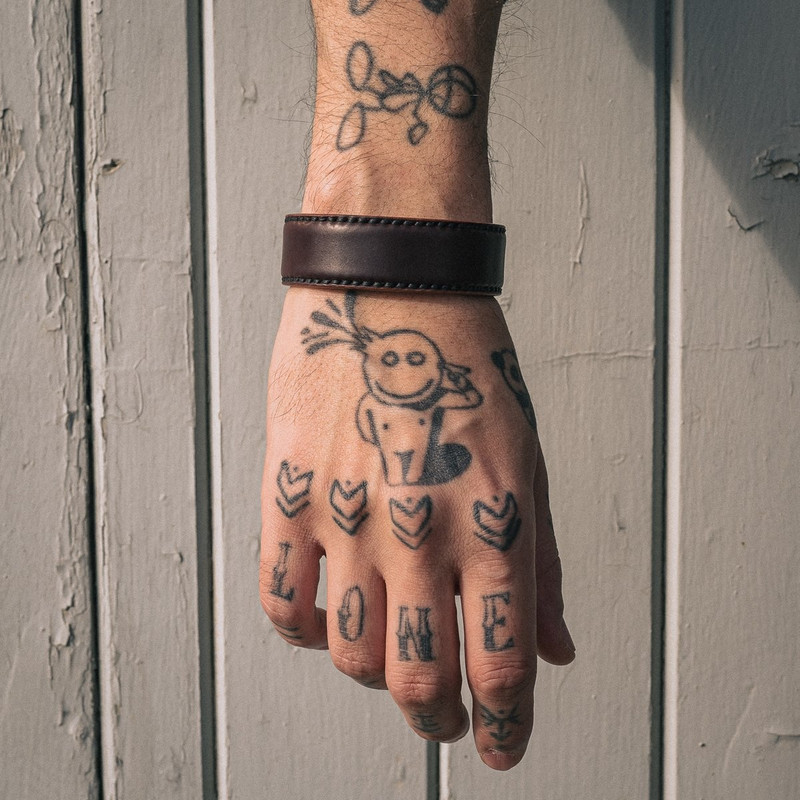Iron Heart OGL-BV-CUFF-NO8 OGL Brave Shell Cordovan Wrist Cuff - No. 8 outlook