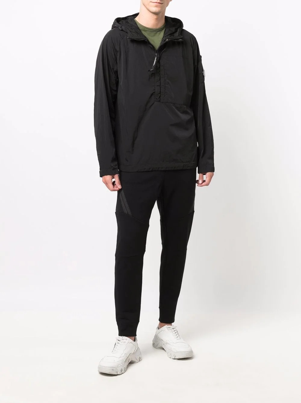 lens-detail tapered track pants - 2