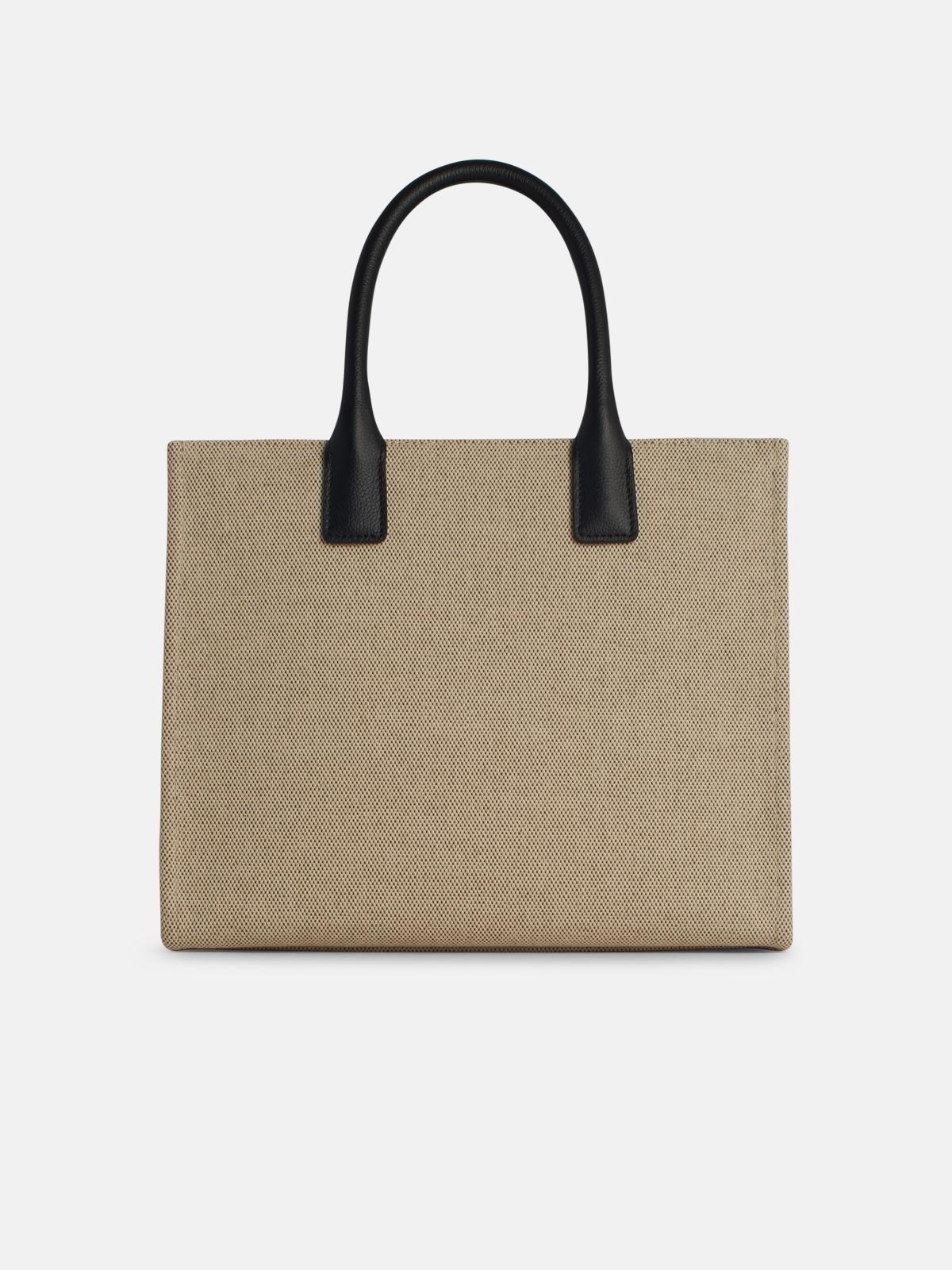SMALL 'TOTE' BEIGE TELA BAG - 3