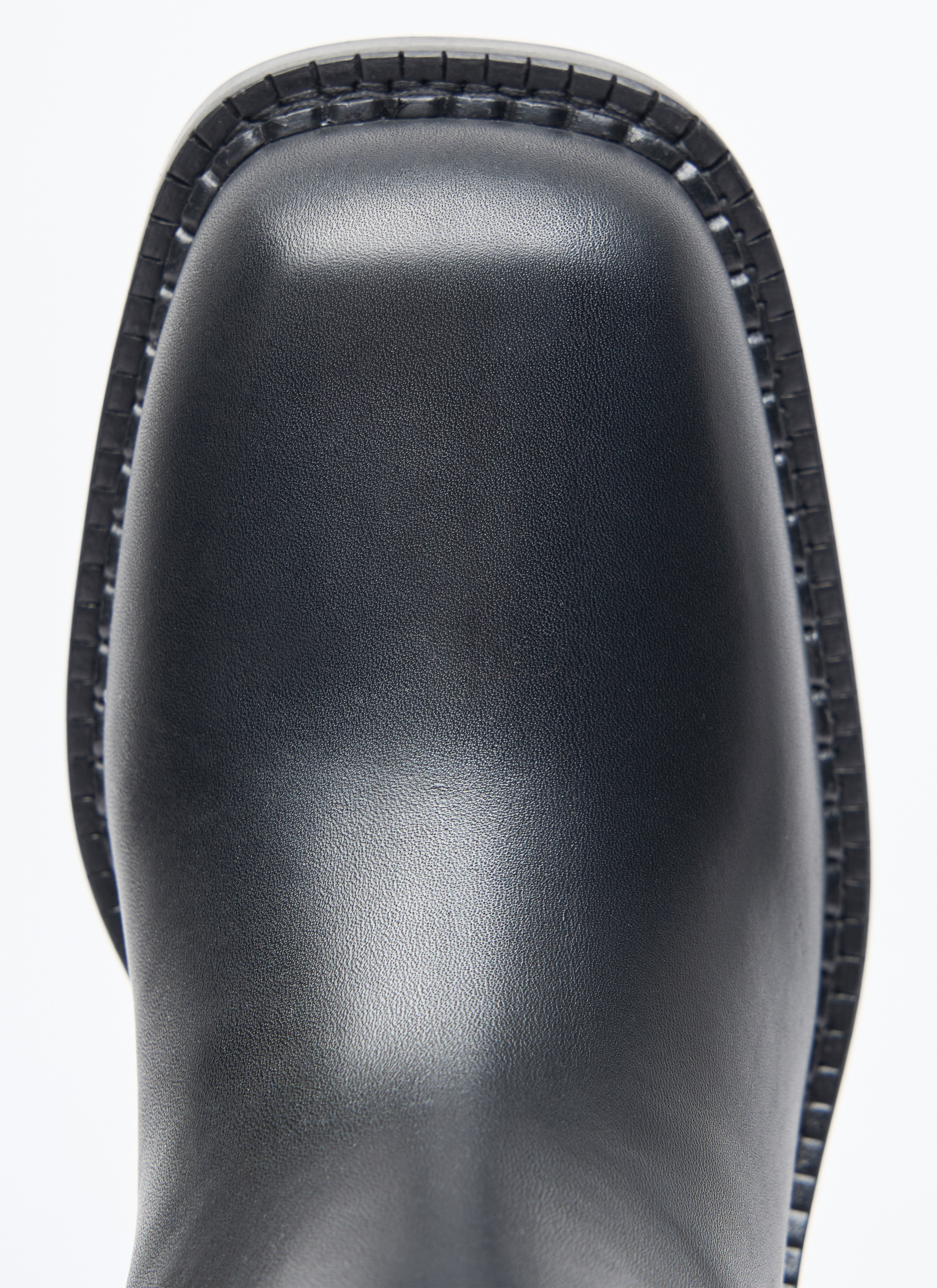 Prada Women Leather Knee-High Boots - 7