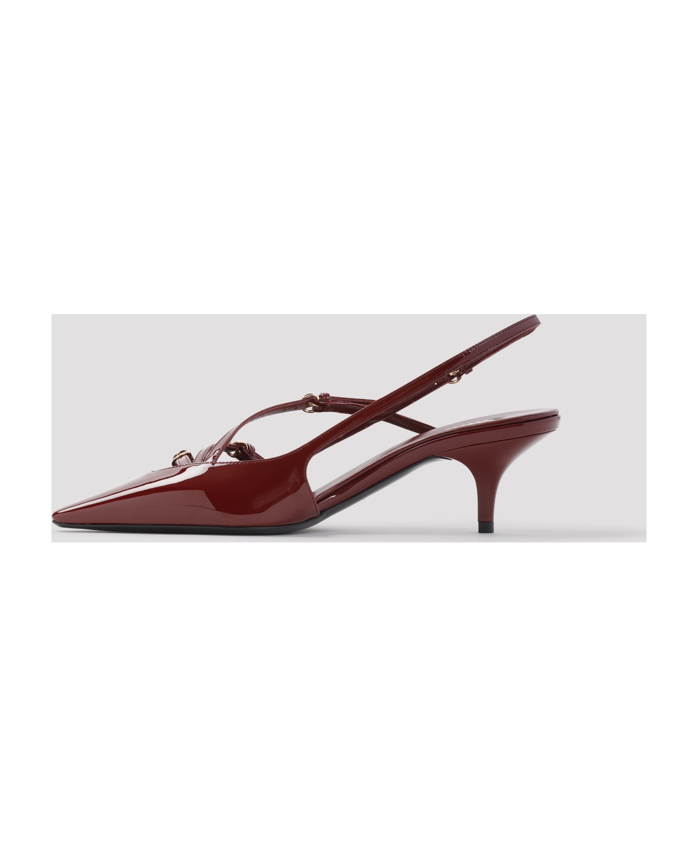 Patent Calf Leather Pumps - 4