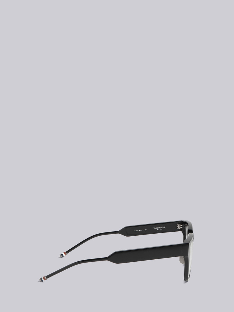 TB715 - Black Wide Fit Square Glasses 3