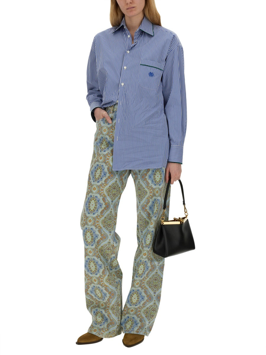 Etro Women Jeans Con Stampa Paisley - 2
