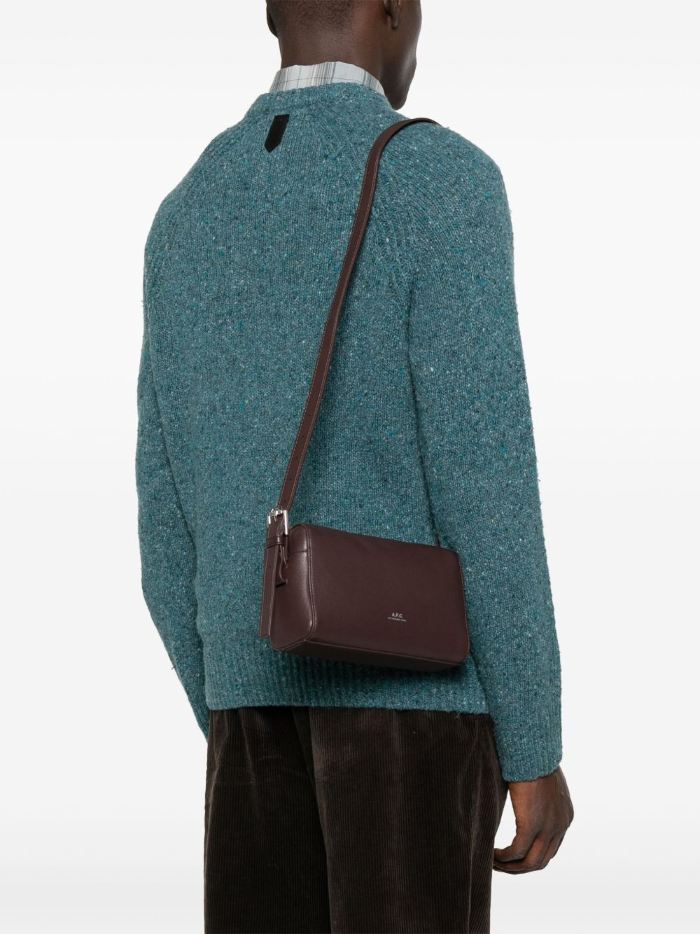 zip-fastening shoulder bag - 2