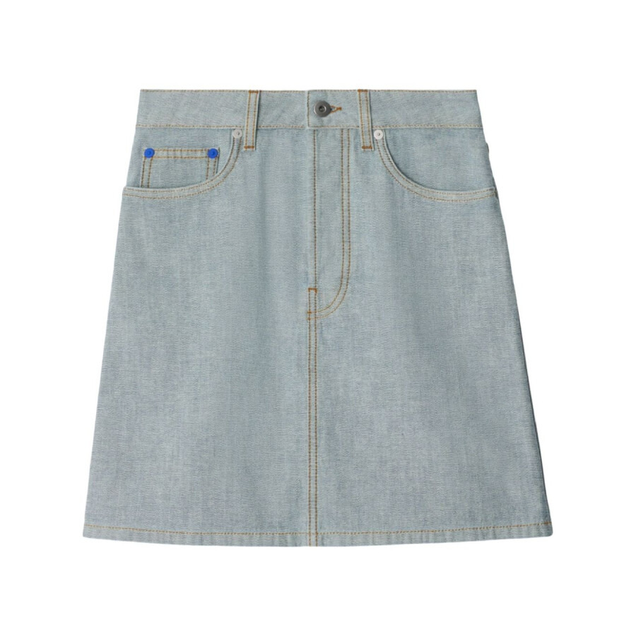 Burberry EKD Jacquard Denim Skirt - 5