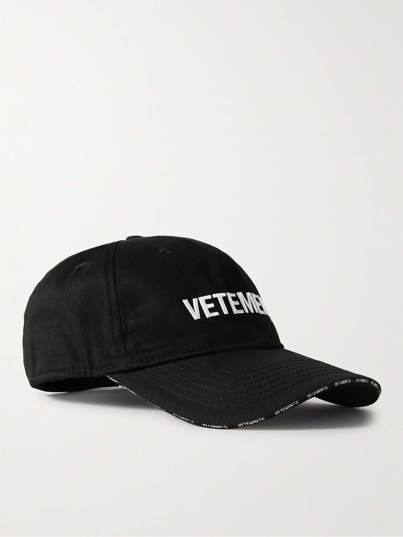 Logo-Embroidered Cotton-Twill Baseball Cap - 1