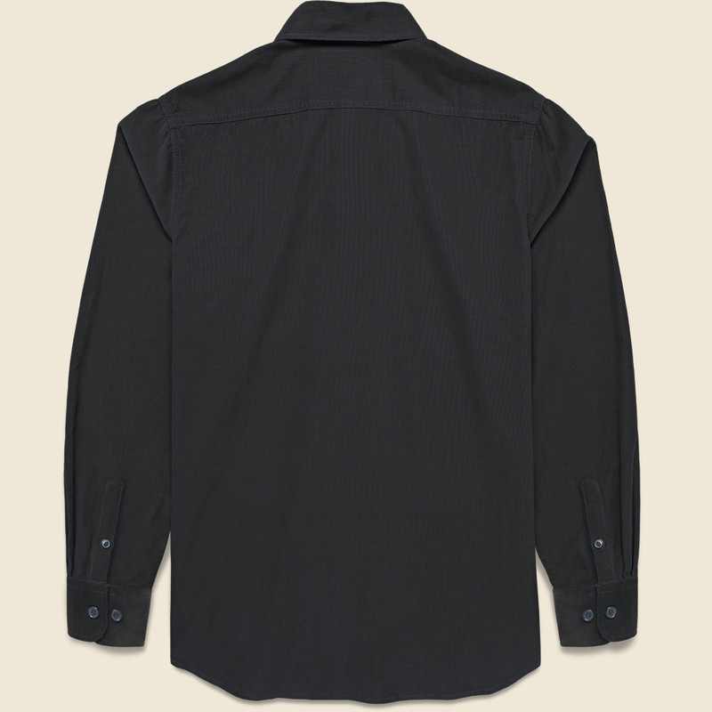 Schott Pinwale Corduroy Shirt - Black outlook