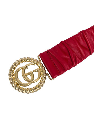 GUCCI logo-buckle elasticated belt outlook