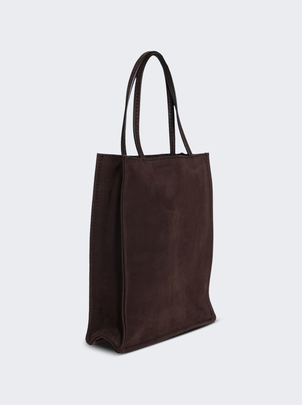 Small To Go Tote Dark Aniline Brown - 4