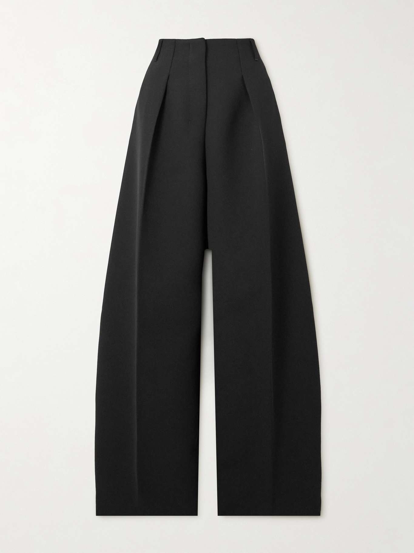 Le Pantalon Ovalo pleated cady tapered pants - 1