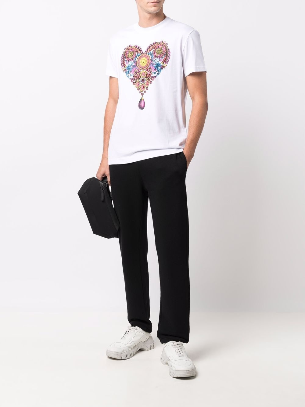 heart-print T-shirt - 2