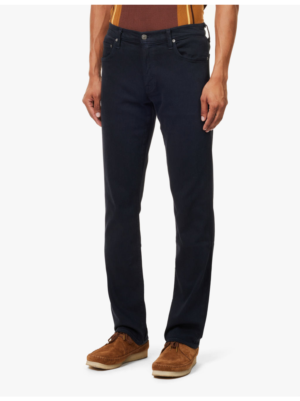 Gage Softweft regular-fit straight-leg mid-rise stretch-denim blend jeans - 3